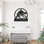 Personalized Hockey Goalie Metal Sign
